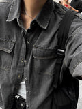 Ash Grey Denim Jacket
