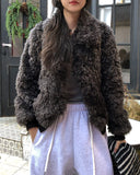 Lucy Collar Eco Fur Jacket