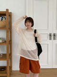 [unisex] Kelpid Summer Net See-through Knit