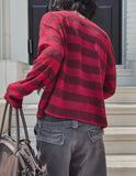 [LAN ARCHIVE] Lettering Stripe Knit
