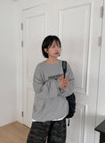 [Unisex] Tolos Pigment Clover Printing Over Sweatshirt