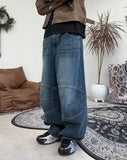 Mark Curved Dart Denim Pants