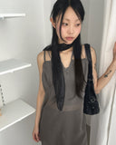 Letta Vintage Lace Punching See-Through Flower Scarf