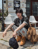 Flow Pigment Washing Short Sleeve Shirt