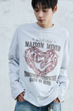 DOODLE HEART LONG SLEEVE
