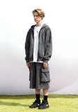 PINCH CARGO SWEAT BERMUDA PANTS