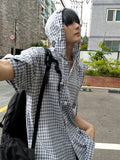 Check Hood Shirt