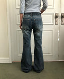 Lopa Bootcut Washed Denim Pants