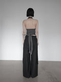 Blend Wrap Skirt Pants
