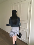 [MADE] Norber Vintage Washing Pocket Cropped Denim Jacket