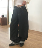 Cozzle Wide Raw Denim Pants