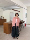 Kyukaton Summer Raw Denim Wide Pants