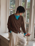 Leaf Crop Knit Cardigan