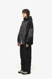 Piping Line Hooded Track Jacket