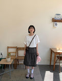 Dalyu Layered Nylon Midi Skirt