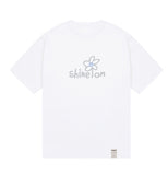 shine on flower smile short sleeve tee