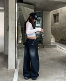 [U-BASIC] Summer snap button see-through cardigan