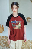 Peaky Rabbit Raglan Short Sleeve Tee