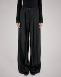 3.Pin-tuck Wide Pants