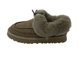 SUEDE ETHNIC FUR LOAFER