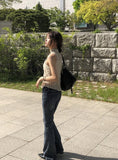 Merlin Washing Denim Bootcut Pants