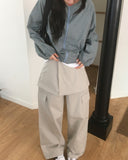 Succo Check Two-Way Cotton Hood Zip Up