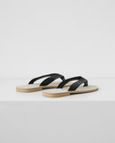 Toffee Leather Flip Flops