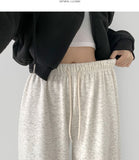 Mink Fleece Brushed Wide Banding Training Pants