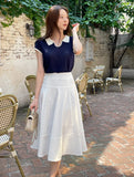 Cooly V Color Matching Collar Knit