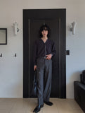 Kelnan Stripe Belt Slacks