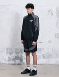 High Neck Blouson Zip-up