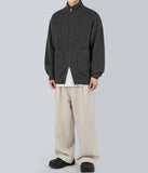 Ruffle Collar Cardigan
