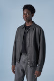 Overfit washed heritage jacket