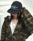 Chebo Military Camo Oversized-Fit Hood Zip-Up