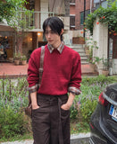Moden Wool Hacci Round Knit