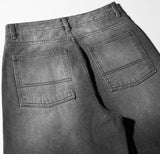 Mist Balloon Wide Denim Pants