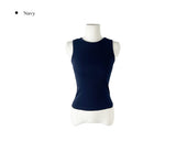 Planning Auto Ribbed Round Sleeveless