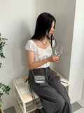 Twoyu Mini Square Leather Chain Crossbody Bag