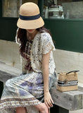 Onday Ethnic Patterned Sleeveless One Piece (Belt set)