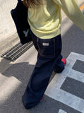 Luine Embroidered Non-Fade Balloon Pants