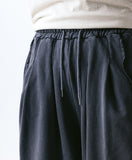 Side Cut-off Pigment Half Pants