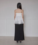 Layered Dot Ruffle Skirt