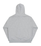 Baseball Logo Flower Smile Hooded Zip-Up