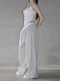 Mepho Pintuck Nylon Rivet Pants