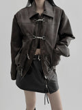 Luke Leather Duffel Blouson