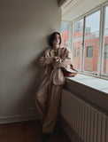 Comfort two-tuck wide slacks