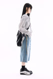 Seaside thin over check shirt