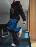Pian Wide Color Matching Track Pants