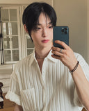 Plen Pleated Short Sleeve Shirt