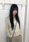 Nichu Flower Pattern Cardigan